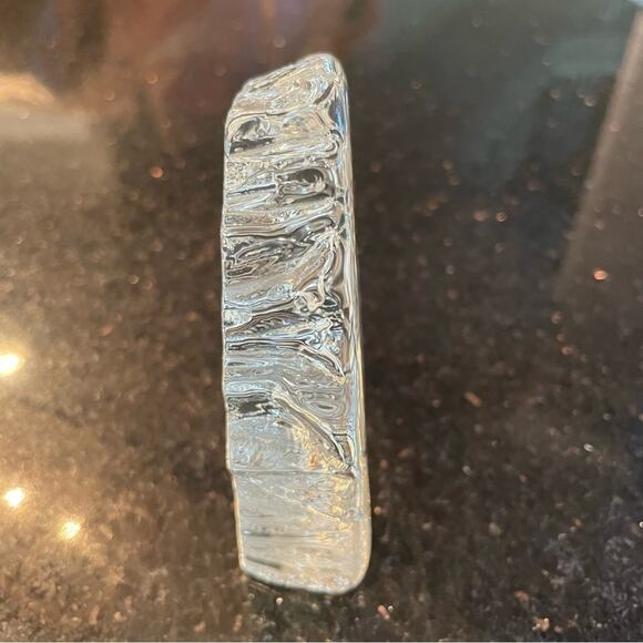 Hallmark Etched Decor Inspirational Prayer Quote Austrian Crystal Glass - Picture 5 of 9